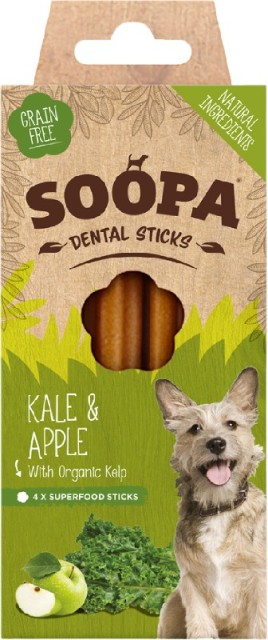 Soopa Dentální tyčinky Kapusta a jablko 100 g Soopa Dentální tyčinky Kapusta a jablko 100 g