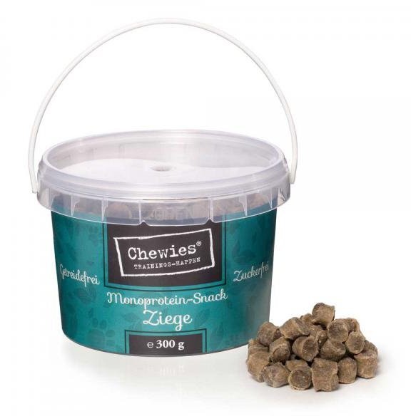 Chewies Tréninkové monoproteinové pamlsky Kozí 300 g