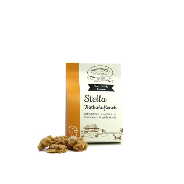 Santaniello Sušenky Stella z krůtího masa 130 g Santaniello Sušenky Stella z krůtího masa 130 g