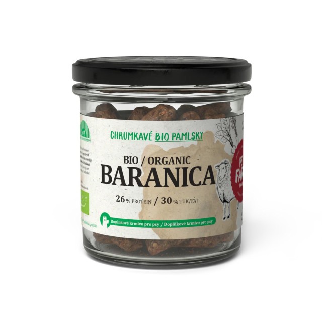 Pet Farm Family BIO Křupavé pamlsky Baranica 110 g Pet Farm Family BIO Křupavé pamlsky Baranica 110 g