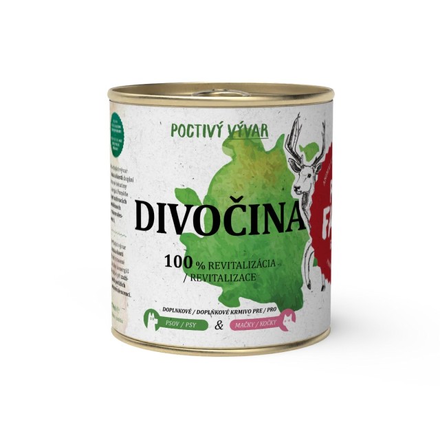 Pet Farm Family Vývar Divočina 270 ml Pet Farm Family Vývar Divočina 270 ml