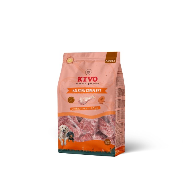 Kivo Mražené maso Krůtí komplet mleté kostky 500 g