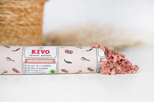 Kivo Mražené maso Kuře a ryby mleté 1 kg Kivo Mražené maso Kuře a ryby mleté 1 kg